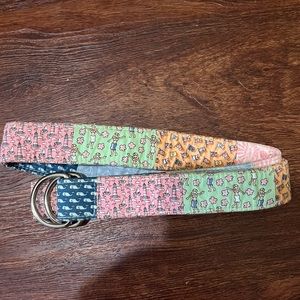 Vineyard Vines Patchwork Belt Size Medium